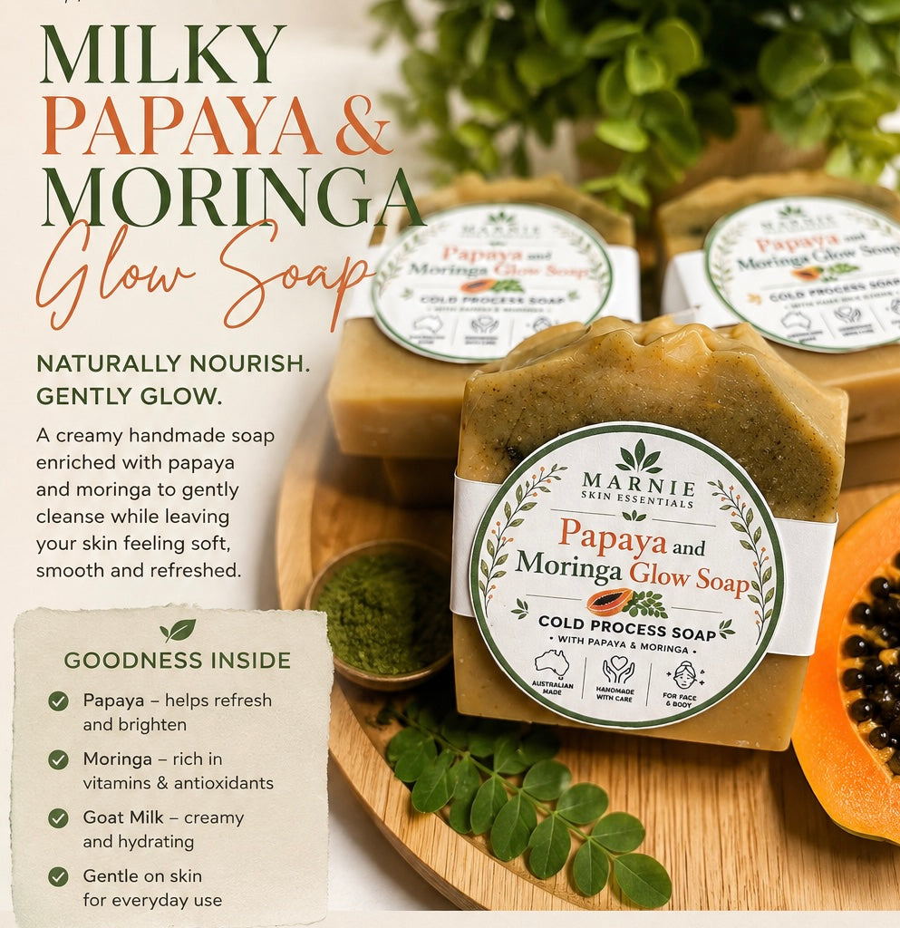 Milky Papaya & Moringa Glow Soap